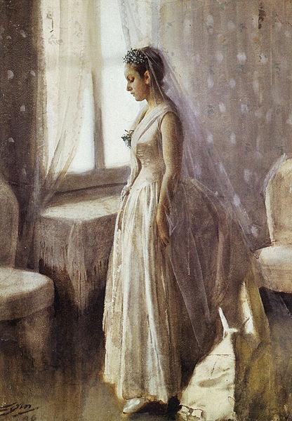 Anders Zorn The Bride oil painting image